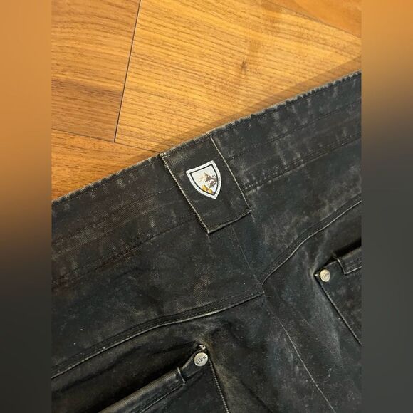 Kuhl Rydr vintage patina mens Black Denim Jeans pants size 38x32 - Picture 11 of 11